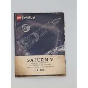 Lego Nasa Apollo Saturn V Rocket Building Instructions 21309 - Manual Only